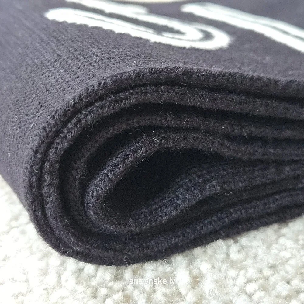 RARE kate spade NO SLEEP TILL BROOKLYN Wool Knit Scarf Beastie Boys Collectible - Picture 12 of 15